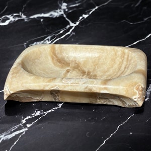 Onyx Sink, Stone Vessel Sink, Kitchen Sink, Bathroom Sink, Unique Vessel Sink, Live Edge Rough Onyx Stone Sink, Creative Barware