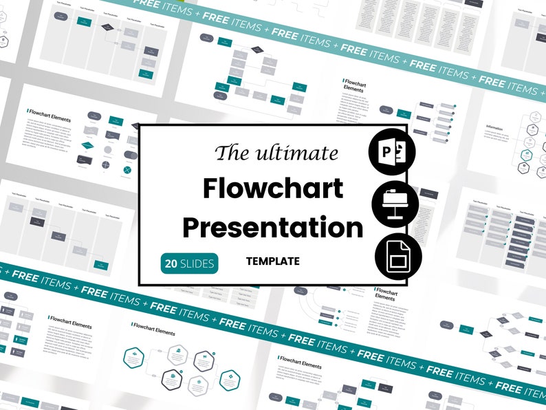 Flowchart Template PPT Process Flow Powerpoint Template Etsy Flowchart Template PPT Process Flow Powerpoint Template Etsy