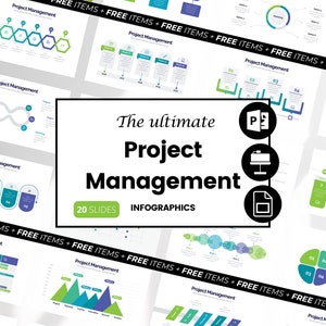 Project Management Infographics, Timeline PPT Template