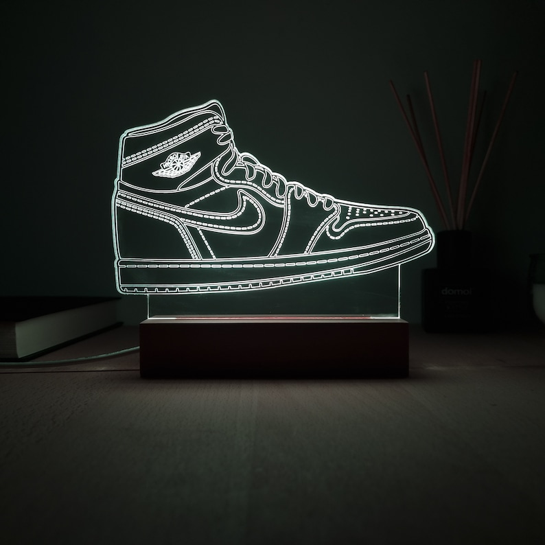 Air Jordan LED-Lampe I Geschenk für Sneakerheads I Nike LED-Lampe Bild 6