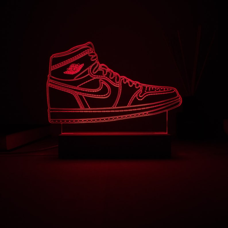 Air Jordan LED-Lampe I Geschenk für Sneakerheads I Nike LED-Lampe Bild 4