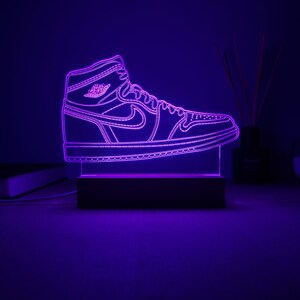 Air Jordan LED-Lampe I Geschenk für Sneakerheads I Nike LED-Lampe Bild 3