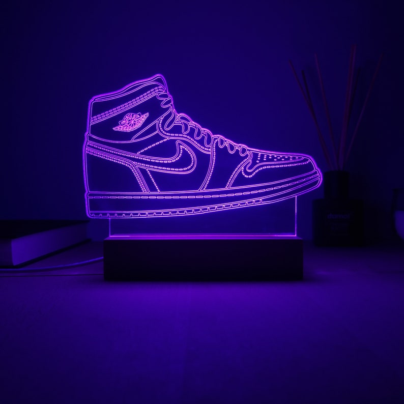 Air Jordan LED-Lampe I Geschenk für Sneakerheads I Nike LED-Lampe Bild 3