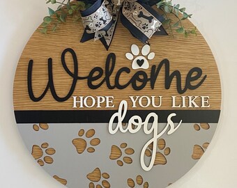 Dog Lover 3D Door Hanger Sign