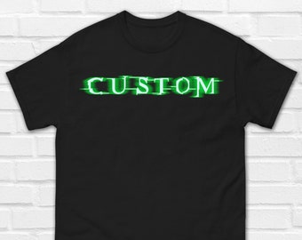 Matrix Custom T-Shirt | Matrix Personalized Shirt | Matrix Shirt | Cinema Shirt | Movie Shirt | Matrix Tee | Coder Shirt | Programmer Shirt