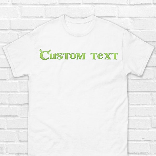 Shrek Custom T-Shirt | Shrek  Personalized Shirt | Shrek Shirt | Shrek Meme Shirt | Shrek Gift | Shrek Lover | Funny Cartoon Shirt | Shrek