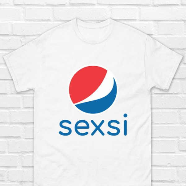 Pepsi Sexsi T-Shirt | Pepsi Logo Shirt | Retro Pop Soda Tee | Vintage Pepsi Cola Shirt | Classic Soda Pop T-shirt | 90s Soda Logo Tee | Cola