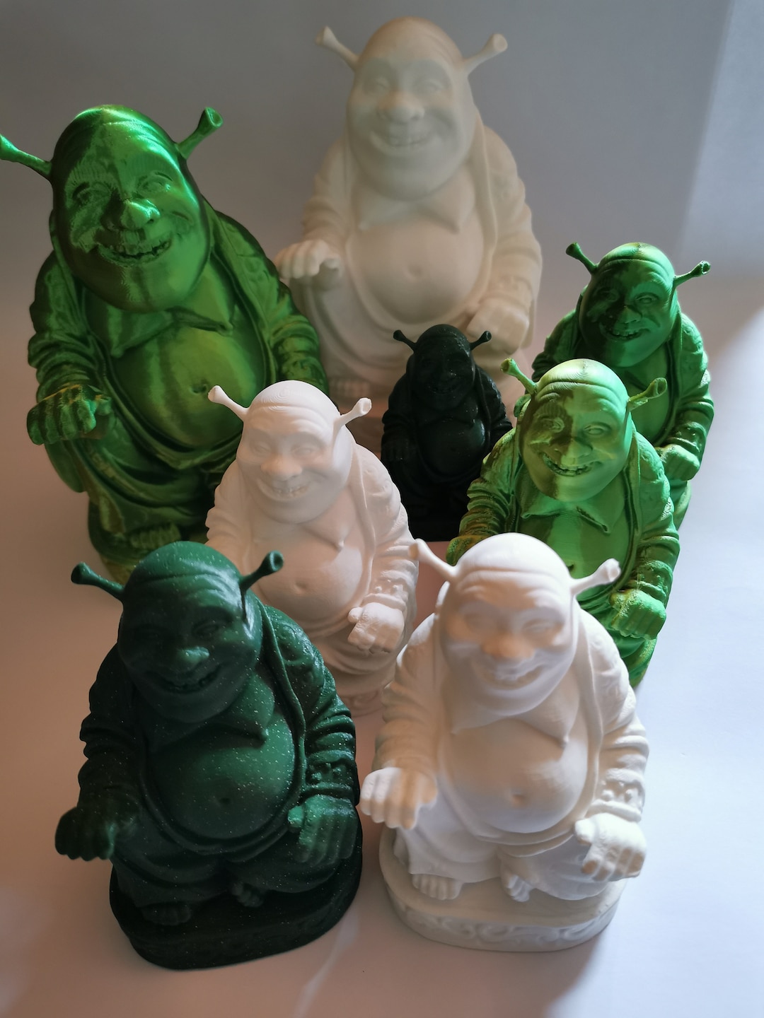 Shrek Buddha Statue 3D Print Etsy