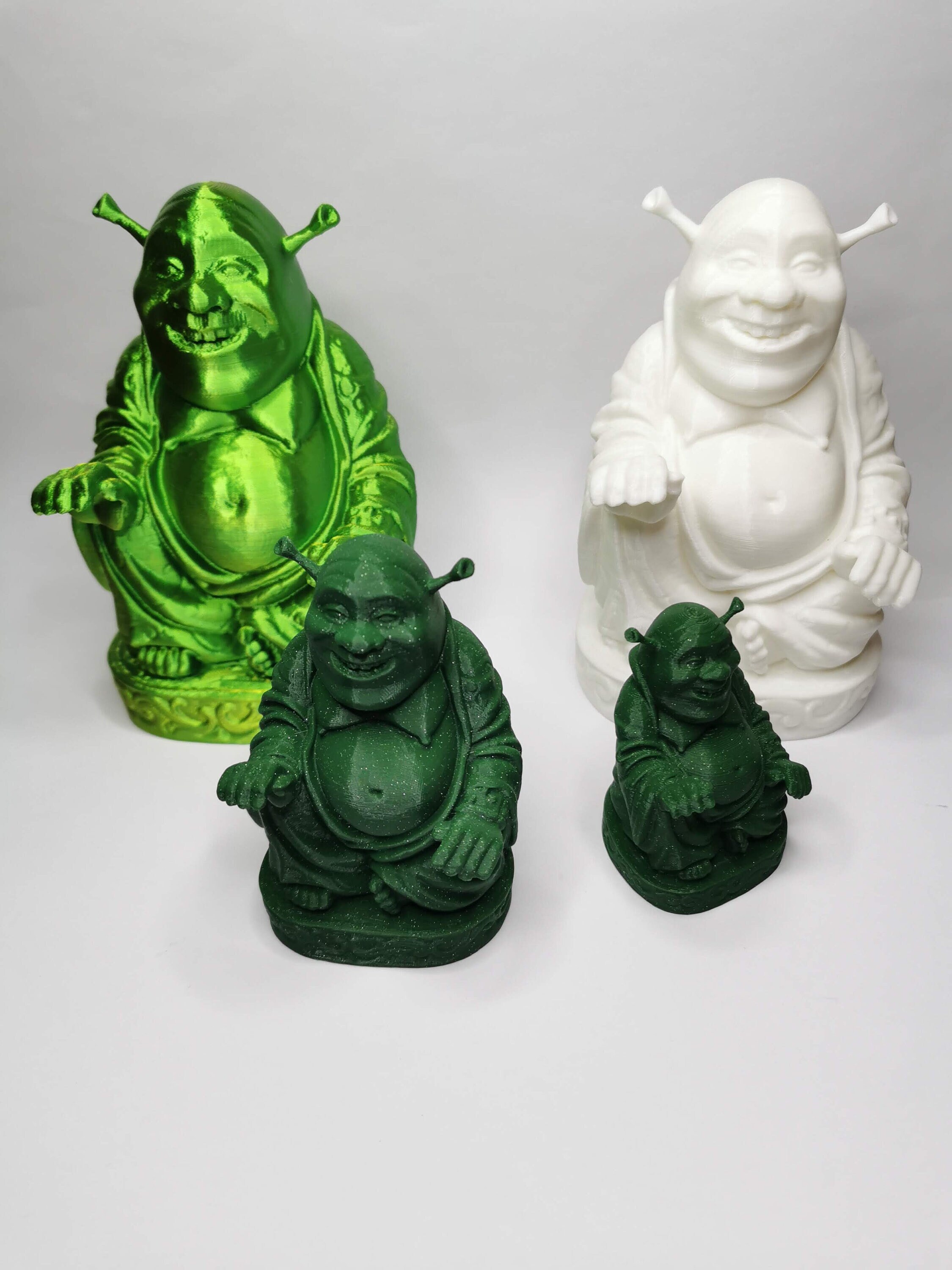 Shrek Buddha Statue 3D Print Etsy
