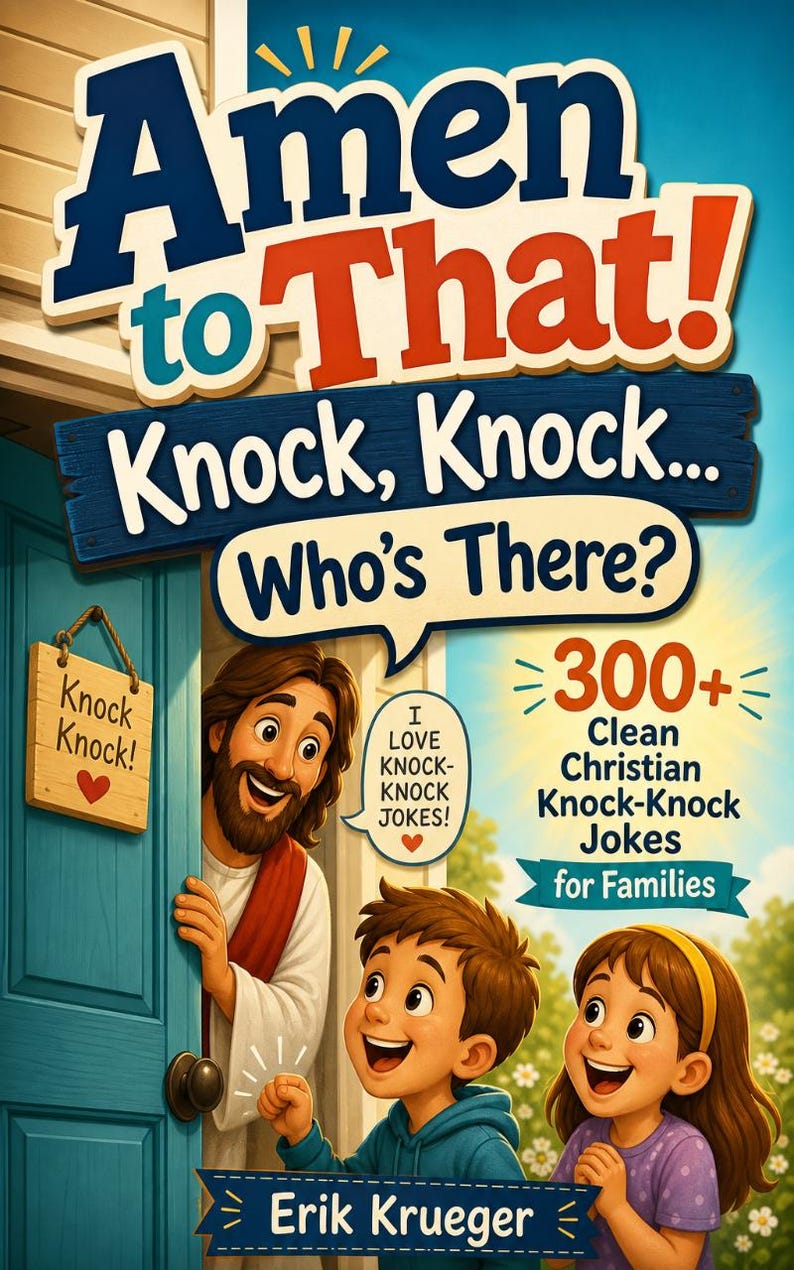 Amen to That! Knock-Knock Jokes for Families (Instant Download) image 1