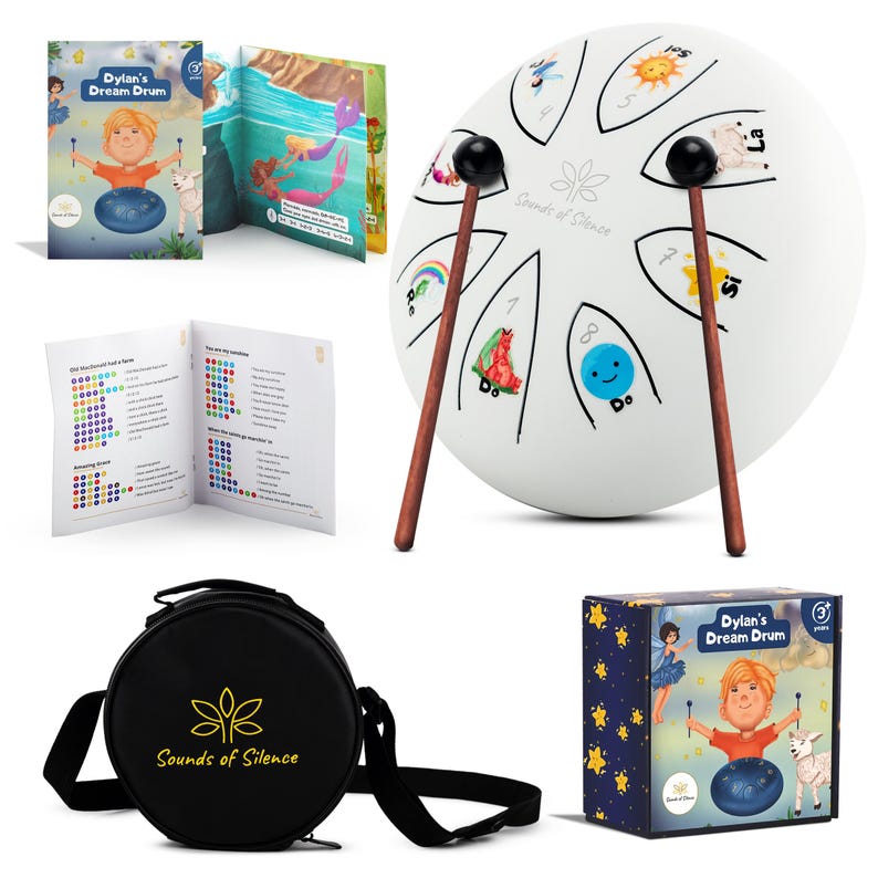 Steel Tongue Drum for kids, Gift for boy, gift for 3-5, gift for 1-3, gifts for girl, musical gift, musical education, 6 inch steel tongue drum, panda drum for kids, musical instruments for kids, musical instruments for beginners, steel drum