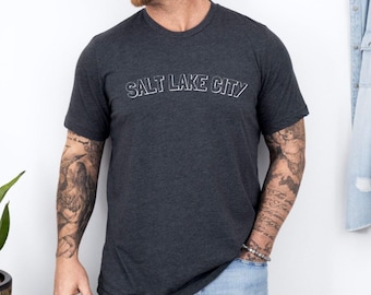 Salt Lake City Shirt, Salt Lake City UT Shirt, Utah Shirt, Salt Lake City Pride Shirt, Gifts from Salt Lake City, Cute short sleeves