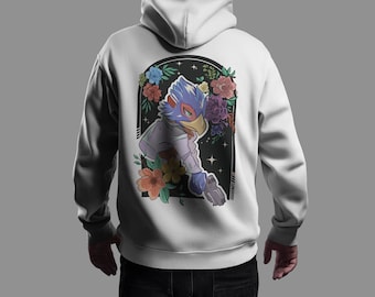 SSBM FalcoLombardi Glanz Blumen Hoodie