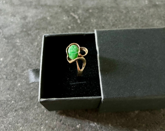 Custom free form Jade ring - image 7