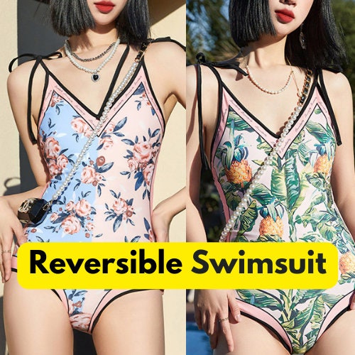 Tropi Flora Reversible One-Piece Swimsuit main image 1