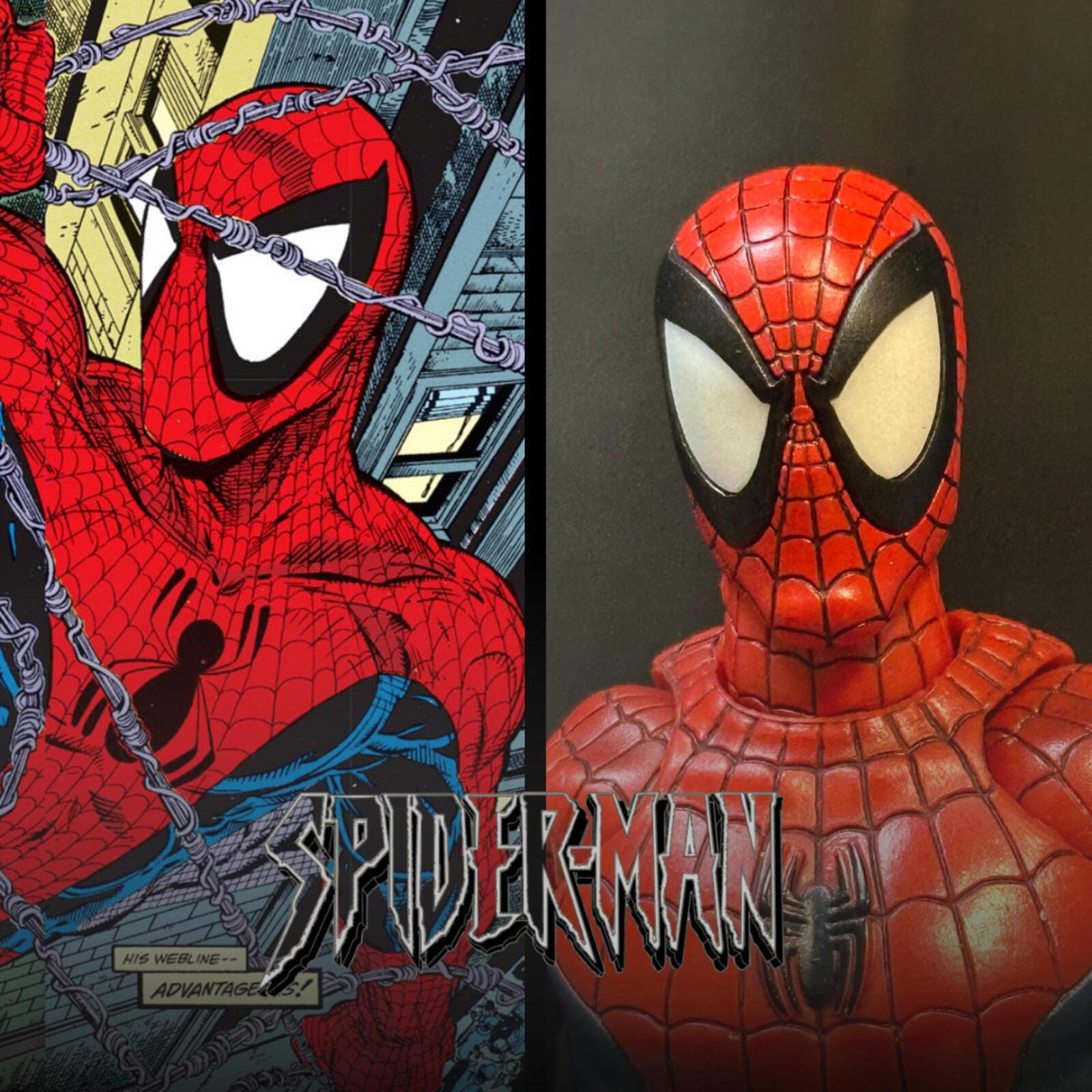 Spiderman head sculpt - Etsy 日本