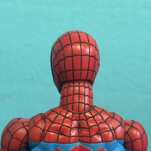 SOLO CABEZA Mark Bagley Ultimate Spider-Man década del 2000 Mafex Custom Escala 1/12 imagen 4