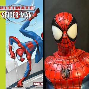 Ultimate Spiderman Head Sculpt - Etsy