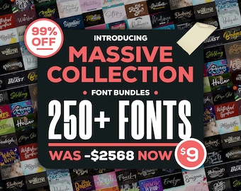 Massive Collection Fonts Bundle