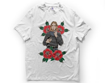 Camisa Kurt Cobain de Stack It High - Camisa Nirvana Blanca - Camisas Kurt Cobain