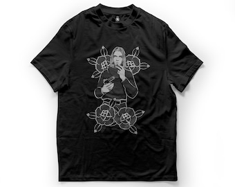 Camiseta Kurt Cobain de Stack It High - Camisa Nirvana - Camisa Kurt Cobain - Mercancía Nirvana