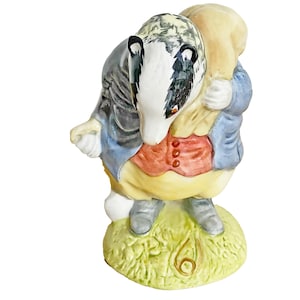 Royal Albert Tommy Brock Beatrix Potter F. Warne and Co. Figurine in Perfect Collectible Condition