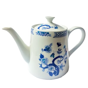 Royal Tuscan Fine Bone China Mandarin Pattern Teapot c1960s