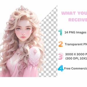 Pink Princess Clipart Victorian Princess Girl Clipart, Princess ...