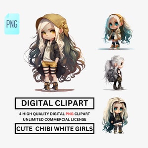 Chibi chica blanca png, imágenes prediseñadas de niña de hip hop blanco, imágenes prediseñadas de niña chibi blanca, imágenes prediseñadas de niña blanca americana, imágenes prediseñadas digitales Messy bun momlife