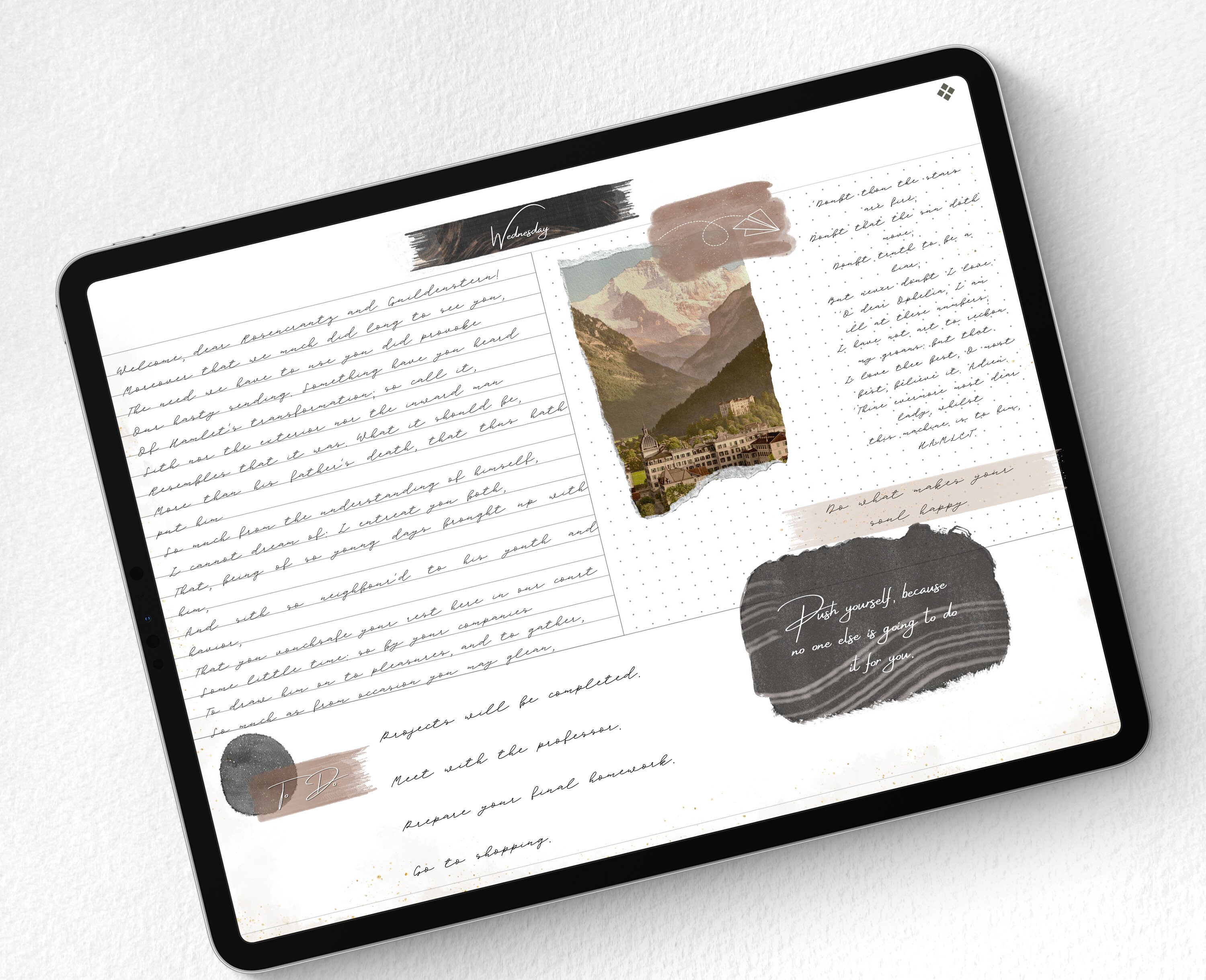 Digital Notebook Goodnotes, Notability, Onenote, Modern Minimalist ...