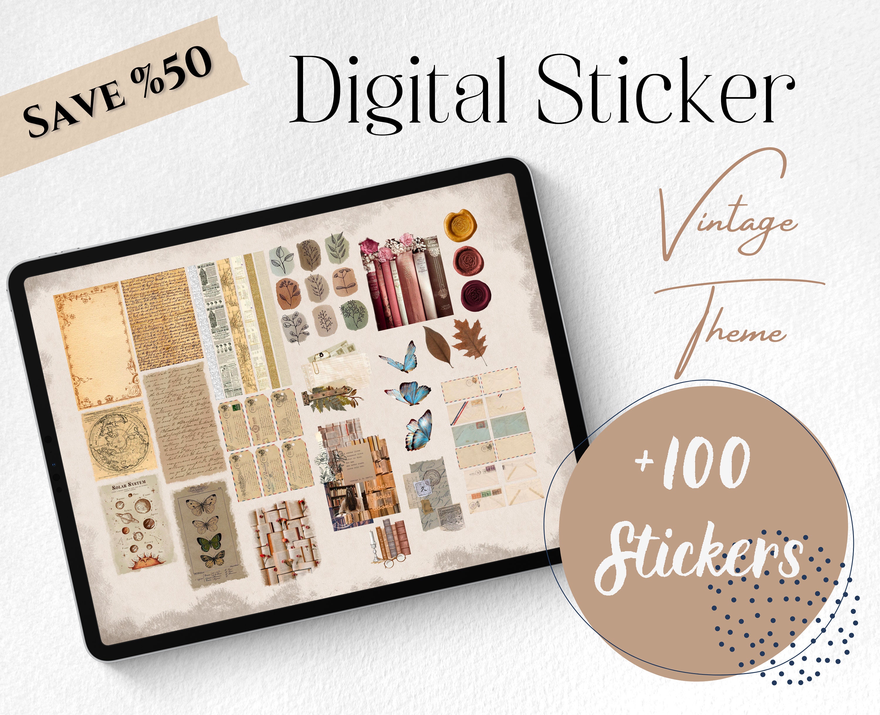 Buy Vintage Stickers Online In India -  India