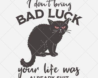 Grumpy Cat PNG | Funny Sarcastic Quote Clipart (Digital Download)