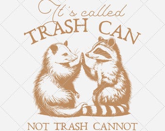 Funny Possum Raccoon PNG, Trendy Sarcastic Quote (Digital Download)