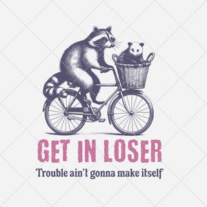 Funny Raccoon Opossum PNG: Sarcastic Animal Design (15x18 in)