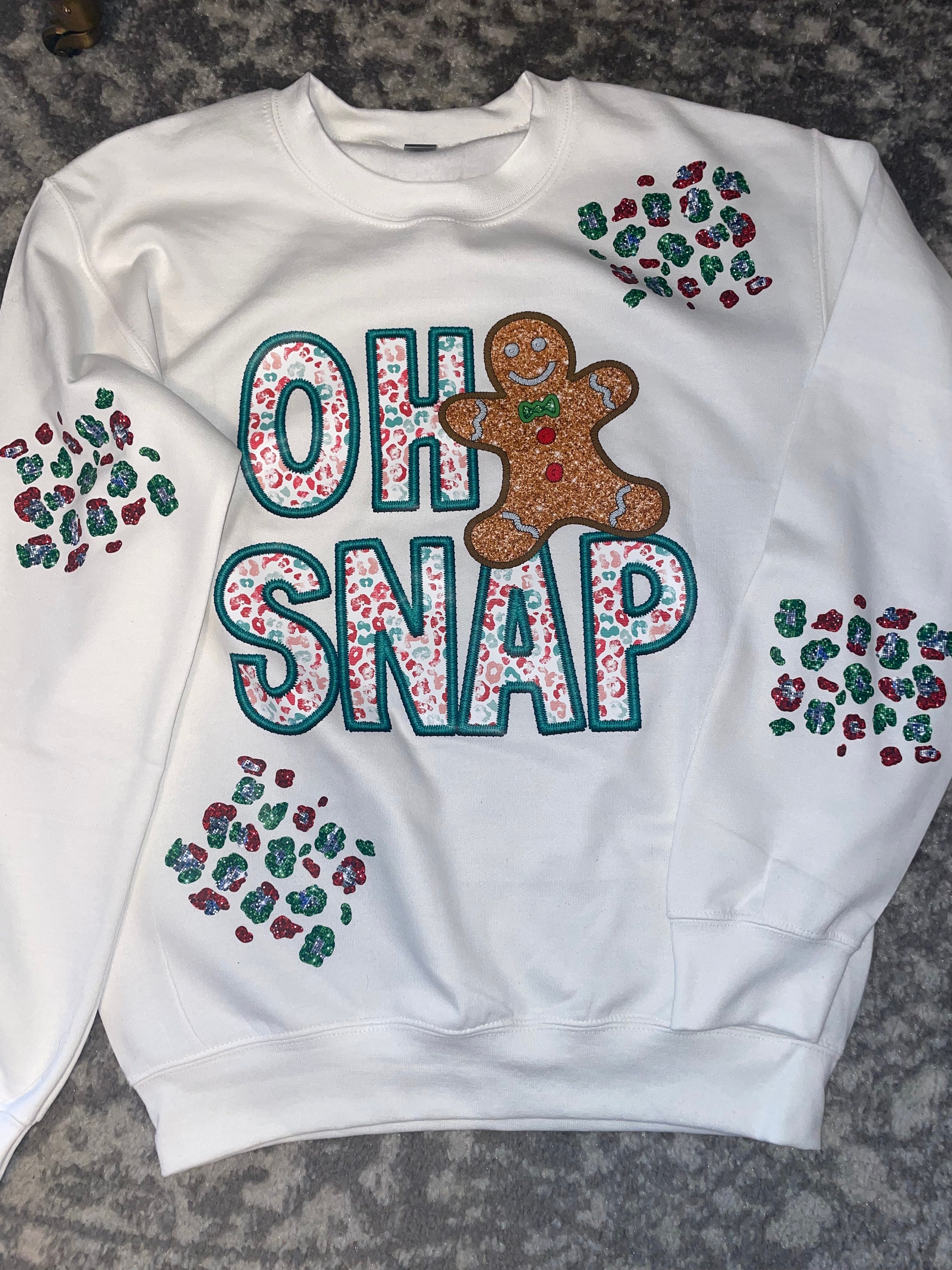 Oh snap Christmas Crewneck sweatshirt unisex