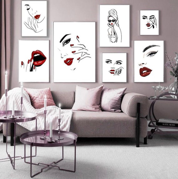 Minimalist Fashion Art Prints: Chic Female Line Art (Digital Download)