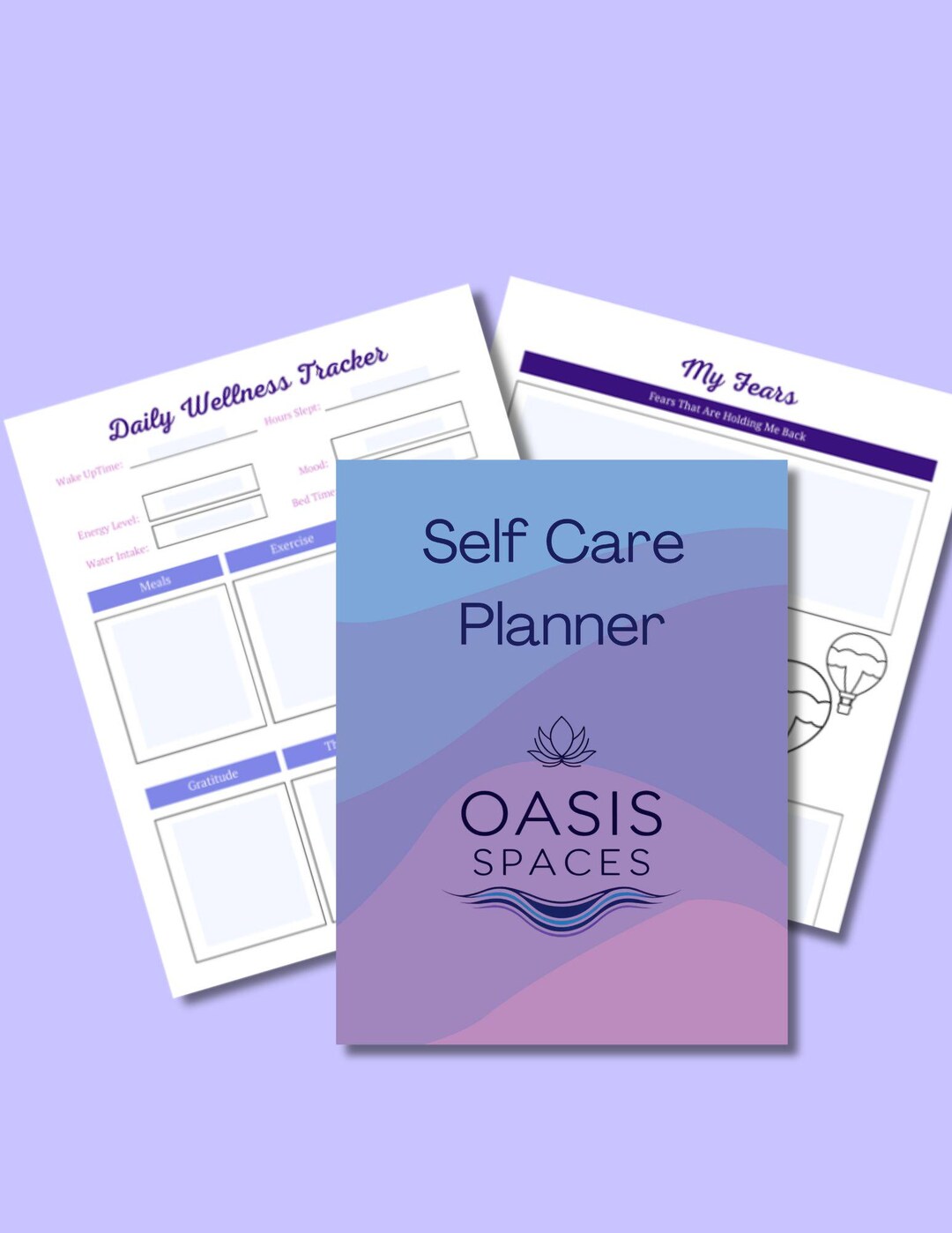 Oasis Spaces: Self Care Digital Planner - Two Versions Included ...