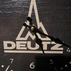 Deutz Wanduhr Schiefer Bild 3