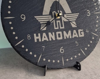 Hanomag Schiefer Wanduhr