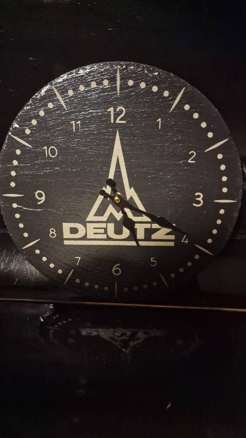 Deutz Wanduhr Schiefer Bild 4