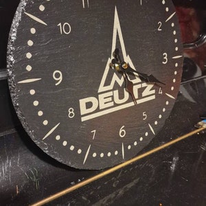 Deutz Wanduhr Schiefer Bild 1