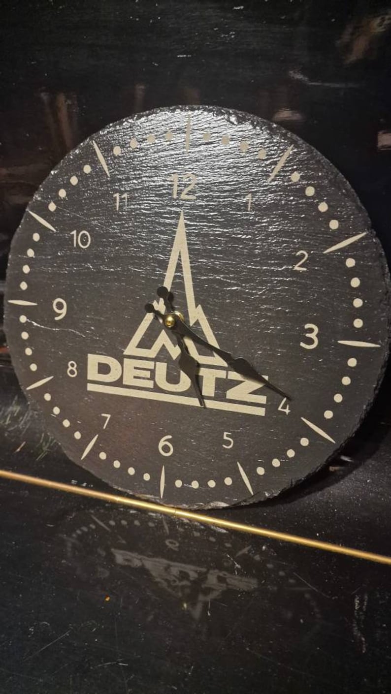 Deutz Wanduhr Schiefer Bild 2