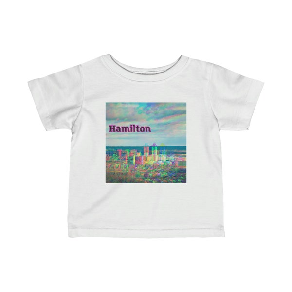 City of Hamilton, Ontario Graphic Landscape Infant Fine Jersey Tee