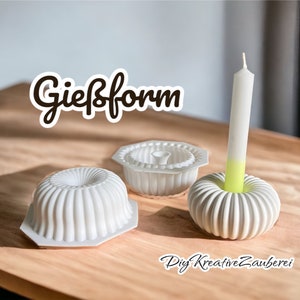 Silikonform Gießform Pustekuchen/Gugelhupf/ Mini-Gugelhupf/Muffinform/Kuchen /Giessform/Vase-Trockenblumen/ skandinavisch Bild 2