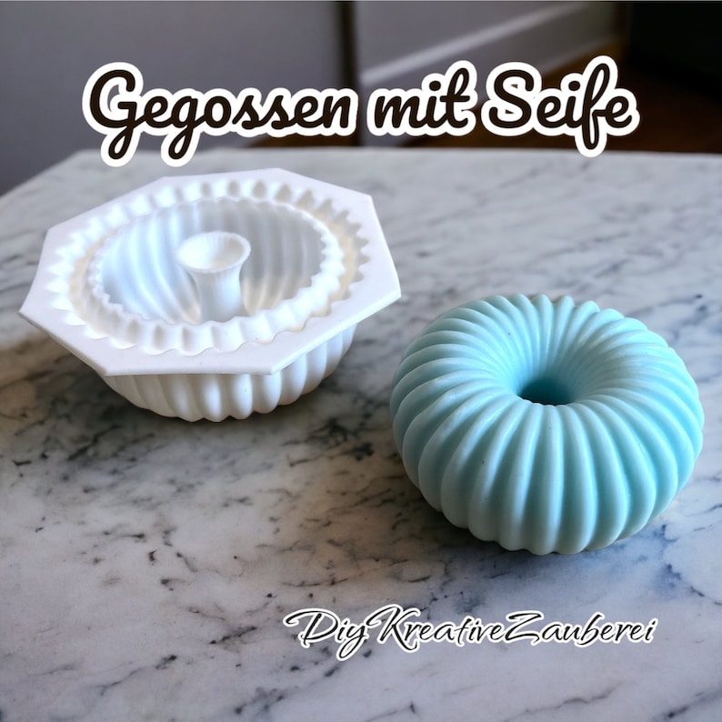 Silikonform Gießform Pustekuchen/Gugelhupf/ Mini-Gugelhupf/Muffinform/Kuchen /Giessform/Vase-Trockenblumen/ skandinavisch Bild 7