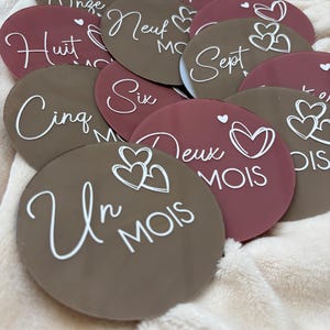 Carte étape bébé