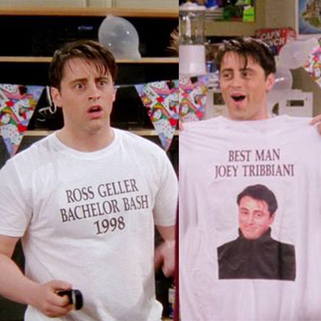 ross geller pink shirt