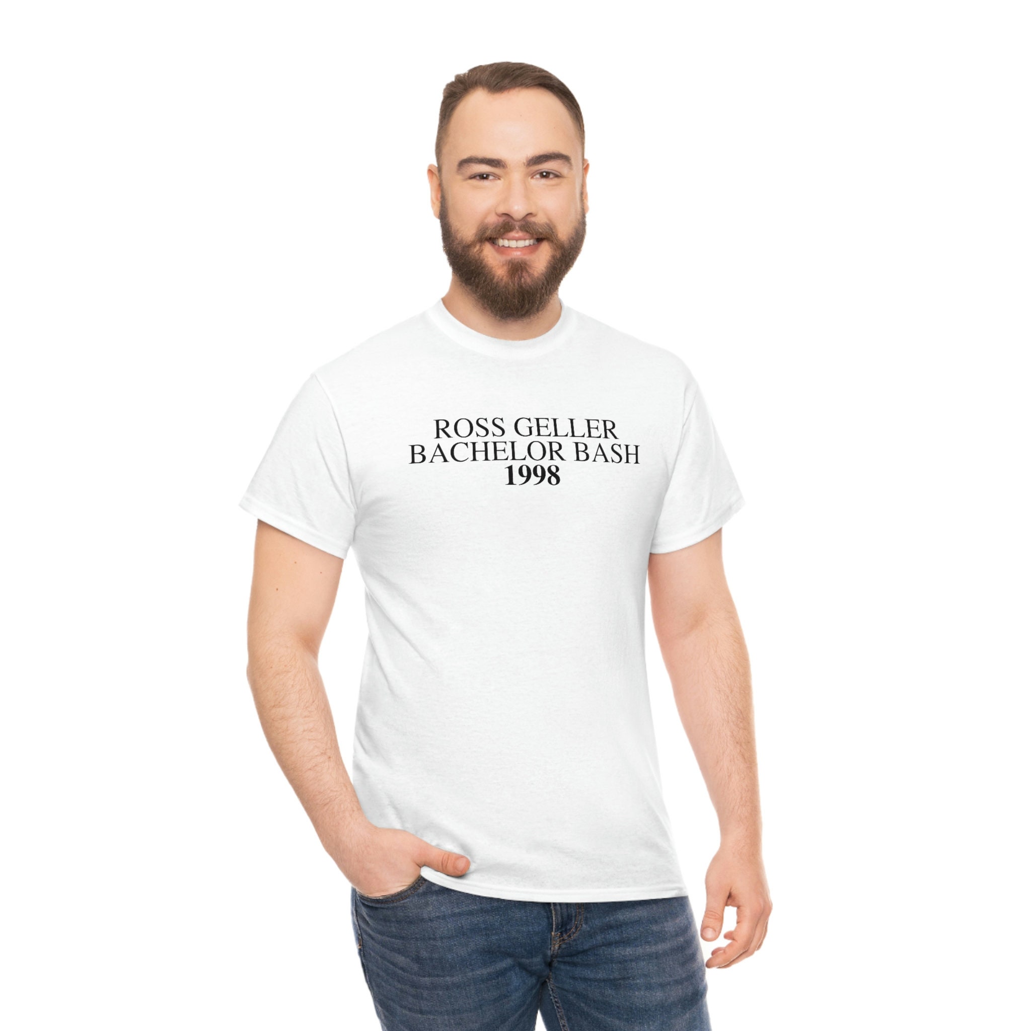 ross geller bachelor party t shirt
