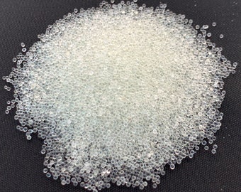 Glass Microbead Filler Size 2 (0.83-1.4mm), Heavy Weight for Reborn Dolls, Weighted Blankets & Camera Bags, Round Glass Beads, Washable