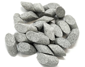 Ceramic Tumbling Media, Angle-Cut Cylinders, Rock Polishing Filler